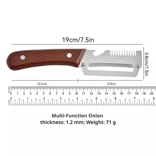 2-in-1 Serrated Peeling Knife Premium Vegetable Peeler