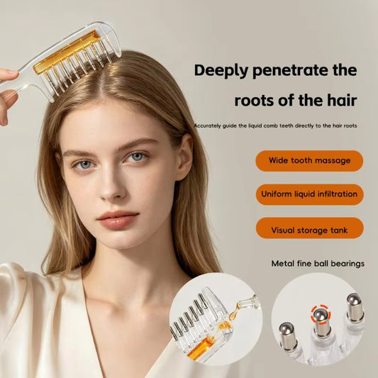 Essential Oil Scalp Massage Comb