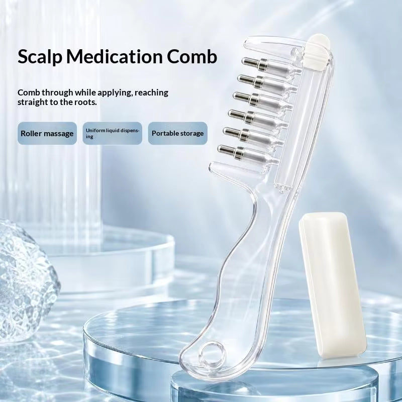 Essential Oil Scalp Massage Comb