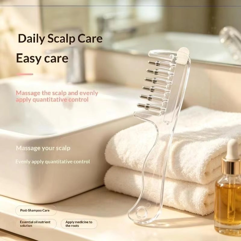 Essential Oil Scalp Massage Comb