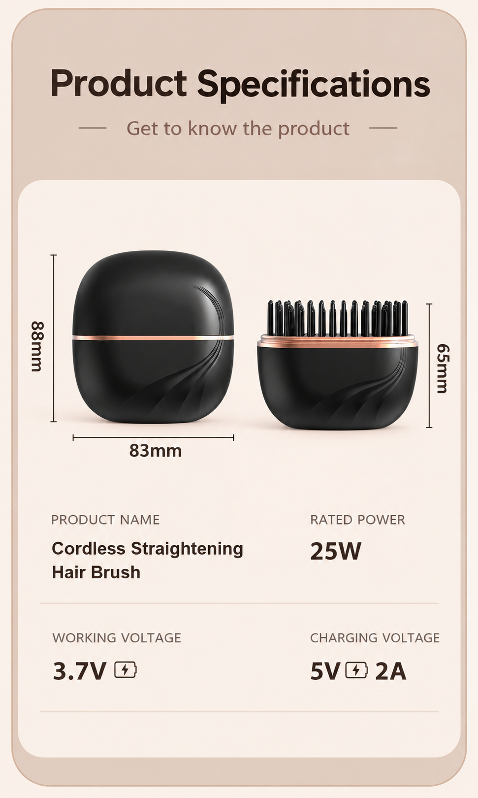 Portable Hair Straightener