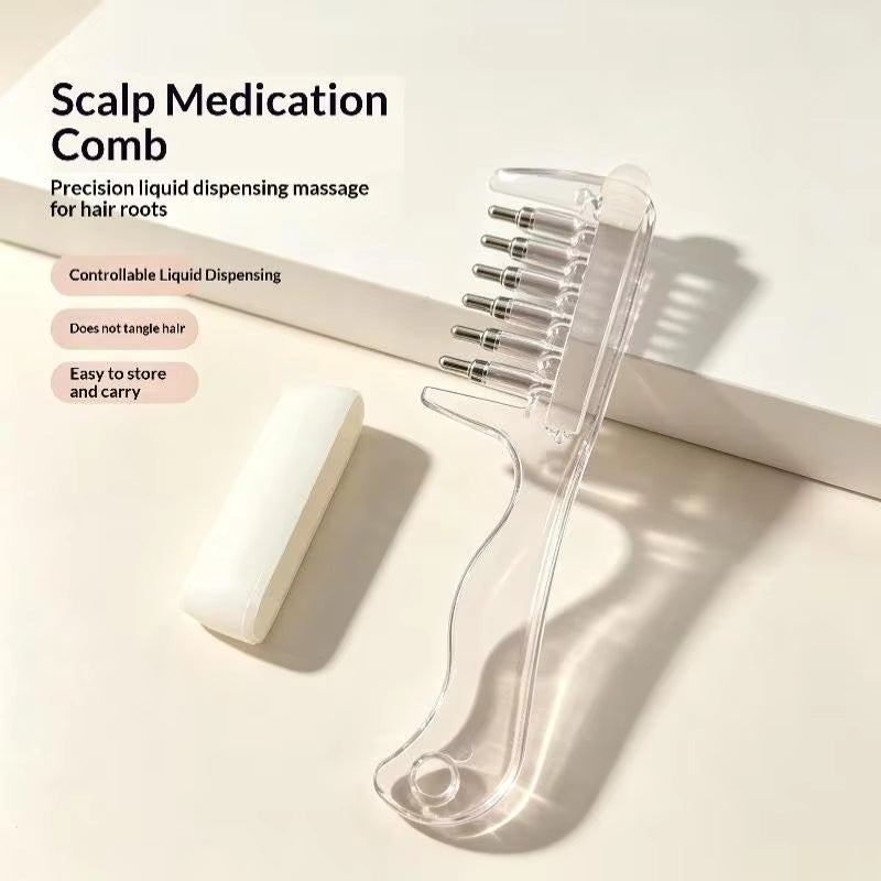 Essential Oil Scalp Massage Comb
