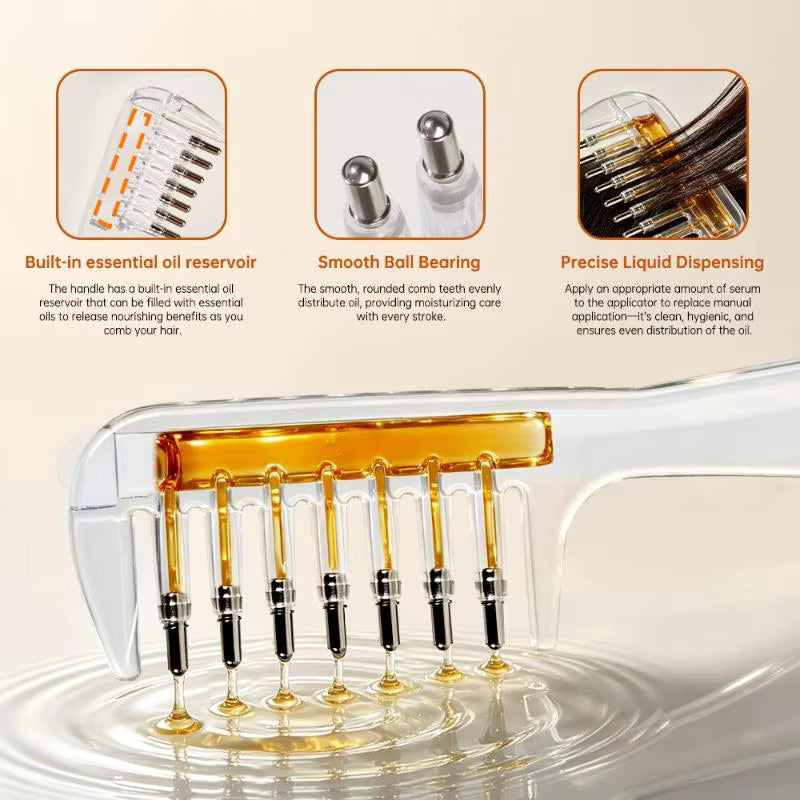 Essential Oil Scalp Massage Comb