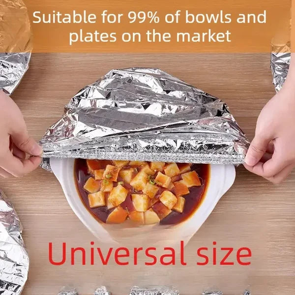 Aluminum Foil Food Insulation Cover – Keep Dishes Hot & Fresh