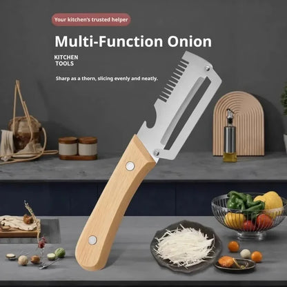2-in-1 Serrated Peeling Knife Premium Vegetable Peeler