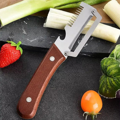 2-in-1 Serrated Peeling Knife Premium Vegetable Peeler